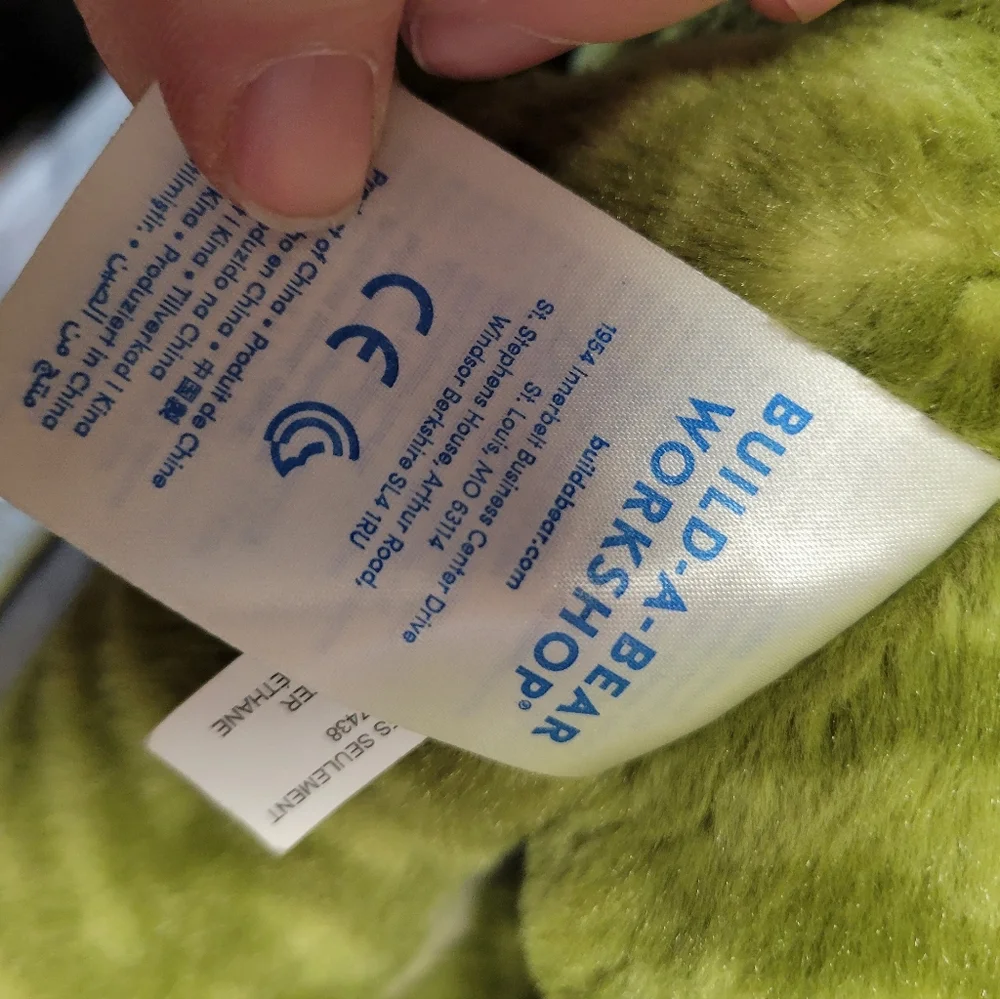 Build A Bear Green‎ Dinosaur Plush